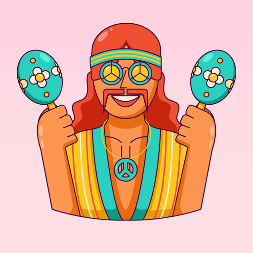 Hipster Stylish  Stickers app icon