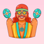 Hipster Stylish  Stickers icon