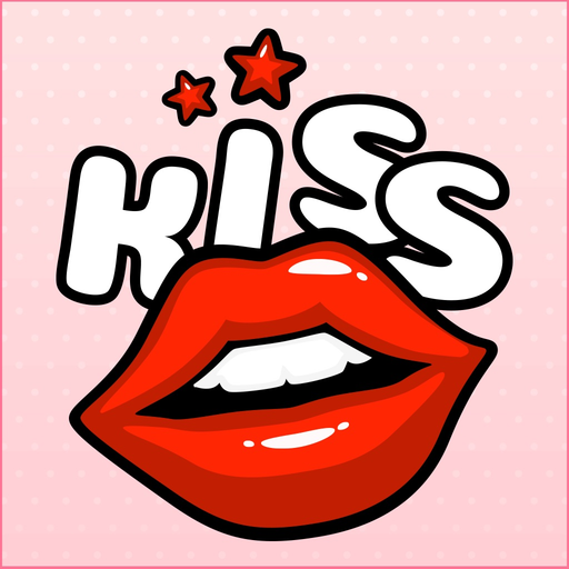 Kiss Me Love Stickers! app icon