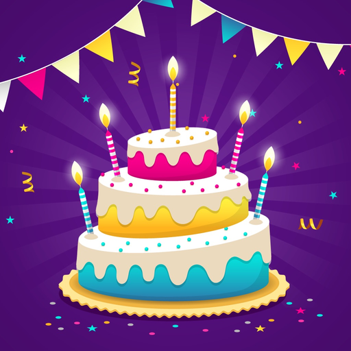 Birthday Wish, Countdown,Video app icon