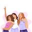 Women Personality Stickers icon