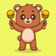 Teddy Love Stickers icon