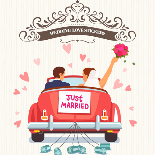 Wedding Love Stickers! app icon