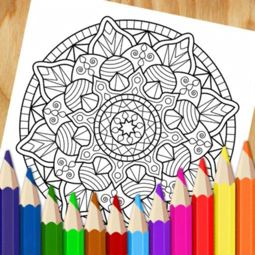 Mandala Coloring Pages Book app icon
