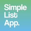Simple List App icon