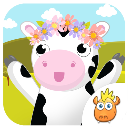 Crazy Farm Animal School app icon