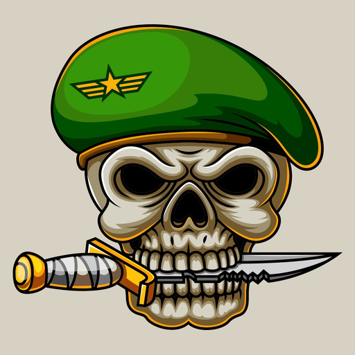 Skeleton Army Stickers app icon