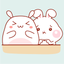 Bunny Couple Animated Stickers icon