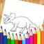 Dinosaur Coloring Book Pages icon