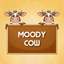 Moody Cow Stickers icon