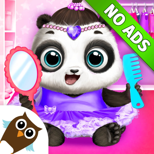 Panda Lu Baby Bear City No Ads app icon