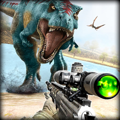 Dinosaur FPS Gun Hunting Games app icon