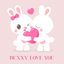 Bunny Love Stickers icon