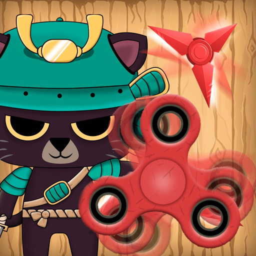 Samurai Cat Spinner app icon
