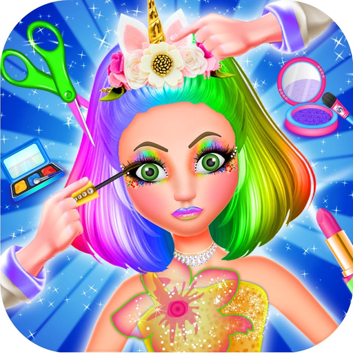 Unicorn Princess Makeover DIY app icon