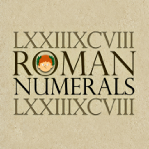 Roman numerals app icon
