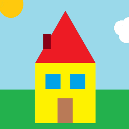 Easy draw with shapes app icon