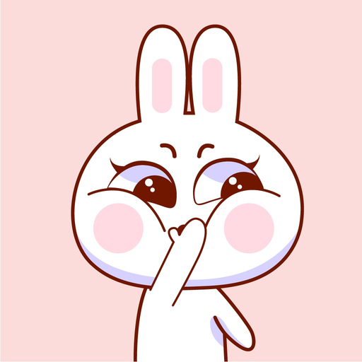 Baby Rabbit Animated Stickers app icon