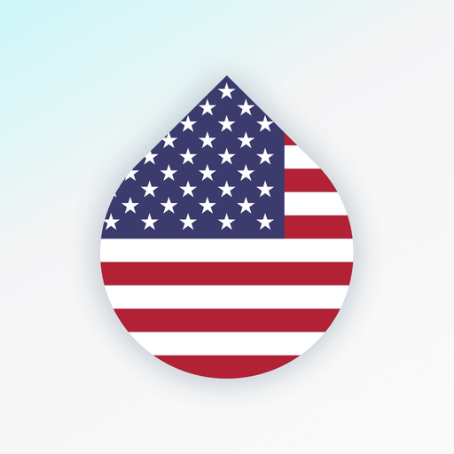 Learn American English -Drops app icon