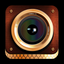 Retro Camera - black & white icon