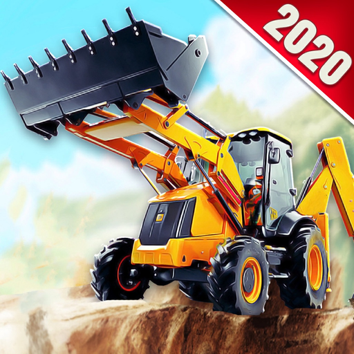 Excavator Construction City 3D app icon
