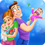 Crazy Mommy vs Daddy Caring icon