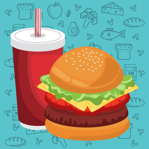 Junk Food Stickers! app icon