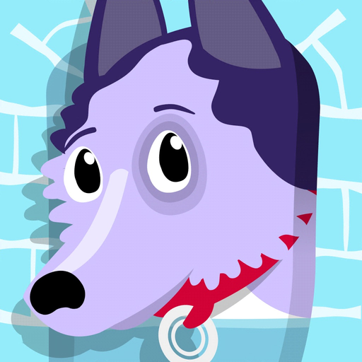 Ruffy the Husky: On Ice app icon