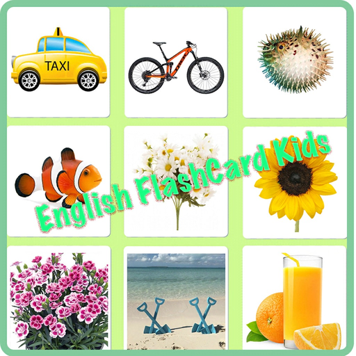 English FlashCard Kids app icon