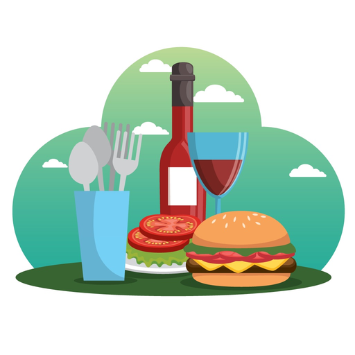 Foodie Stickers Fun app icon
