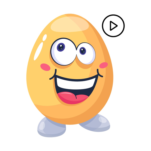 Egg Smiley Animated app icon