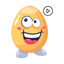Egg Smiley Animated icon