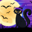 Black Cat Sticker! icon