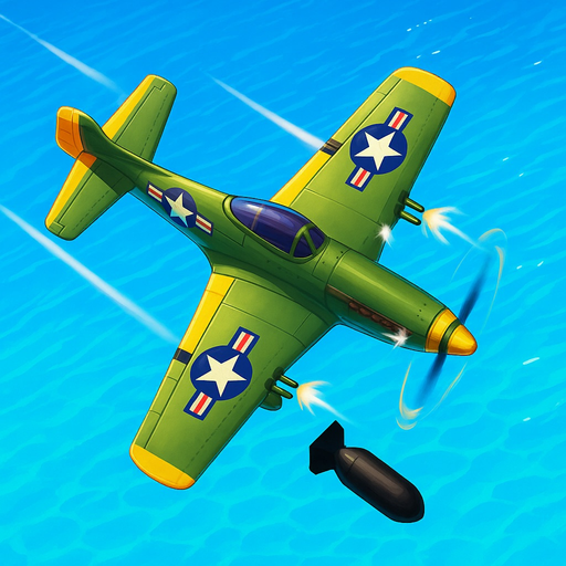 Bomber Ace: WW2 war plane game app icon