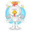 Animated Crazy Chicken icon