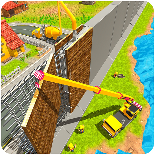 River Border Wall Construction app icon