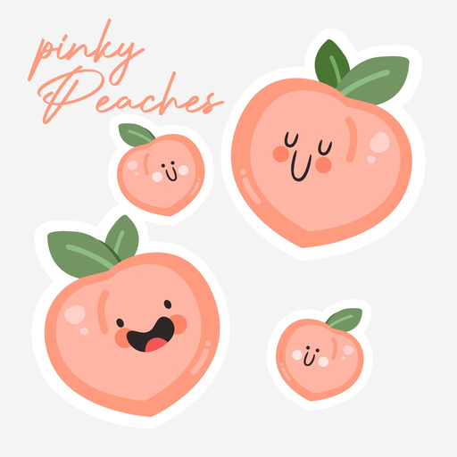 Peach Stickers app icon