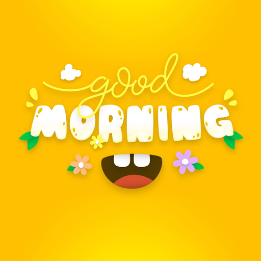 Good Morning Typography app icon