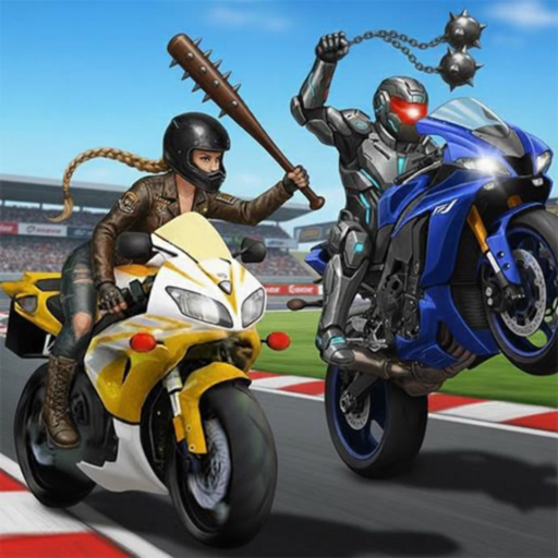 Highway Bike Attack Race Game app icon