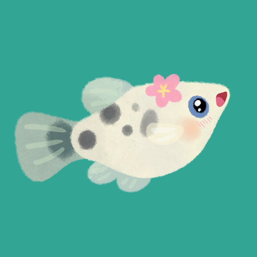 Happy tropical fish app icon
