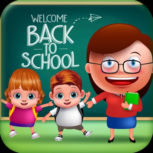 Twins Baby First Day At School app icon