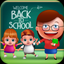 Twins Baby First Day At School icon