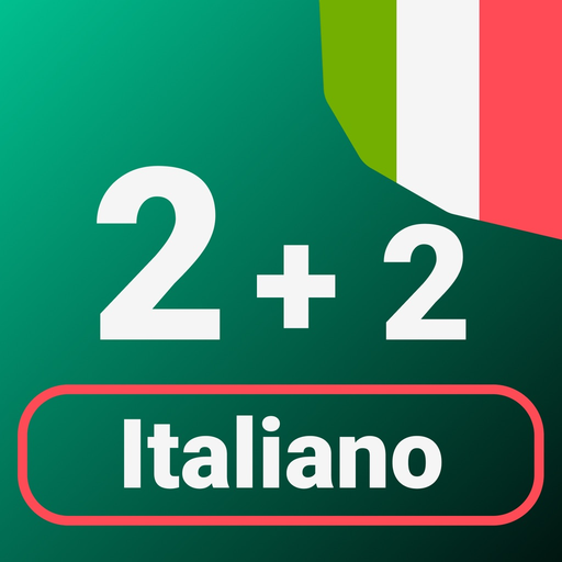 Numbers in Italian language app icon