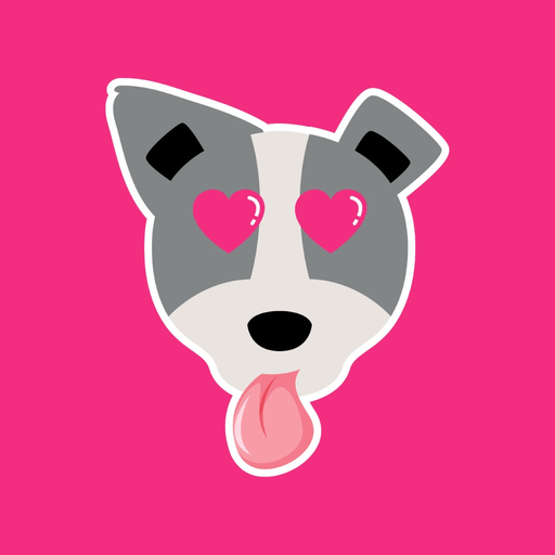 Staffy Terrier Dog Stickers app icon