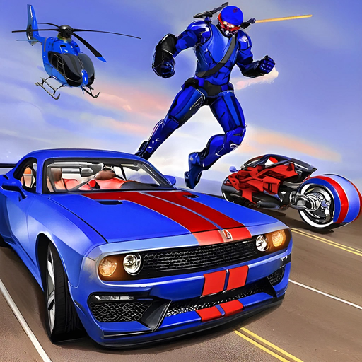 Superhero Captain Robot Game app icon