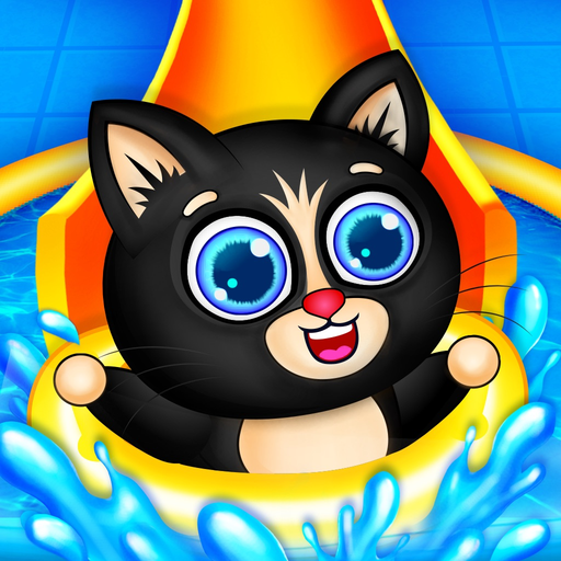 Kitty Pool Slide Fun app icon