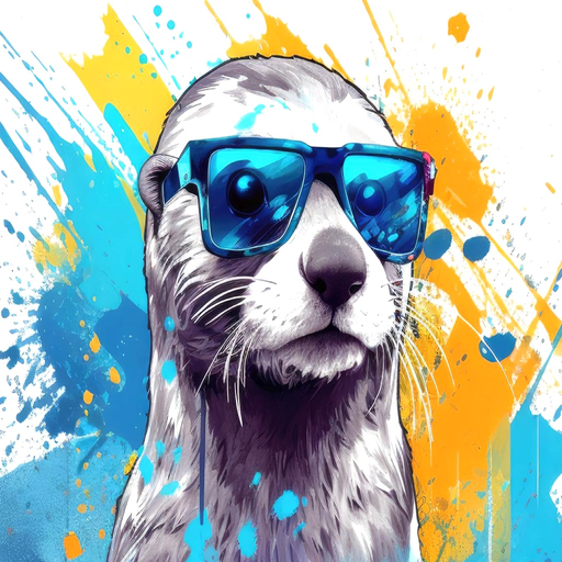 Funny Otters Stickers app icon