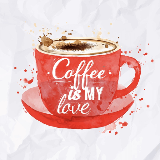 Say it with Coffee Art app icon