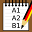 Wortschatz Deutsch A1 A2 B1 icon
