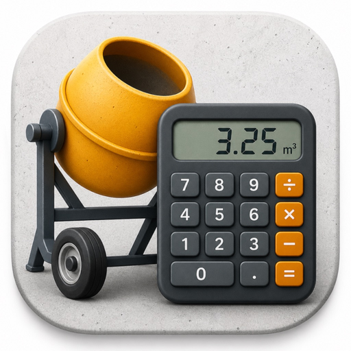 Concrete Calculator app icon
